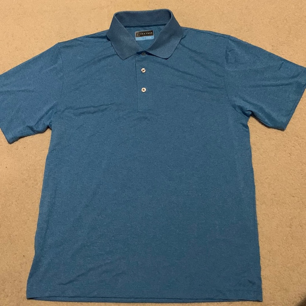 Mens blue PGA tour polo